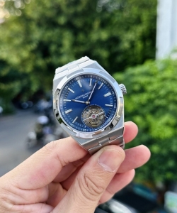 vacheron constantin overseas 6000v tourbillon blue dial 42.5mm