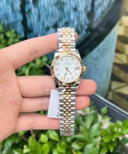 Rolex datejust 18k gold wrapped mother-of-pearl dial 31mm