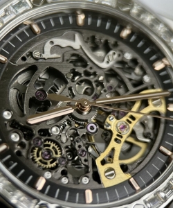 audemars piguet royal oak 15412bc skeleton moissanite 41mm