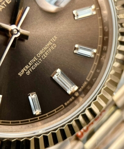 Rolex day-date 228235 chocolate dial 40mm