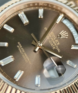 Rolex day-date 228235 chocolate dial 40mm