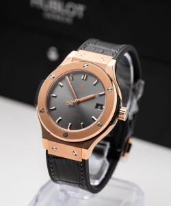 hublot classic fusion king gold gray dial 38mm