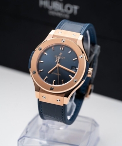 hublot classic fusion king gold blue 38mm