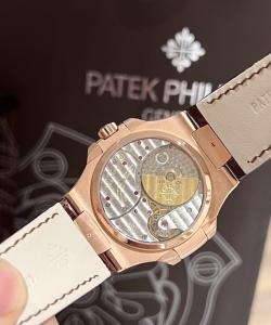 Patek Philippe nautilus 5724r gold wrapped moissanite diamond 40mm