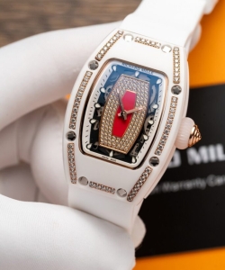 Richard Mille rm07-01 with diamonds white ceramic case 36mm