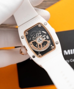 Richard Mille rm07-01 with diamonds white ceramic case 36mm