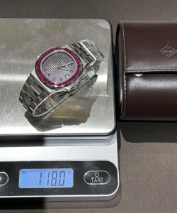 Patek Philippe nautilus 5723 with red ruby stone 40mm