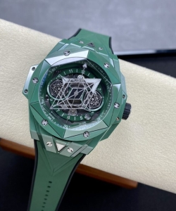 hublot big bang sang bleu ii ceramic green 44mm