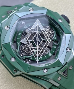 hublot big bang sang bleu ii ceramic green 44mm