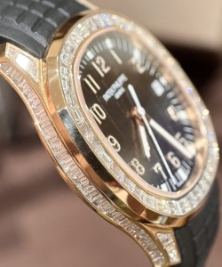 Patek Philippe aquanaut 5167r 18k solid gold natural diamond 40mm