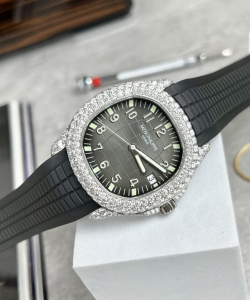 Patek Philippe aquanaut 5719 moissanite diamond 40mm