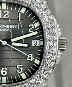 Patek Philippe aquanaut 5719 moissanite diamond 40mm