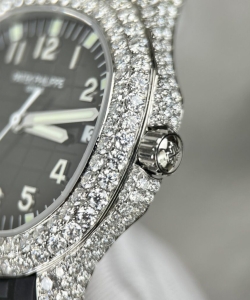 Patek Philippe aquanaut 5719 moissanite diamond 40mm