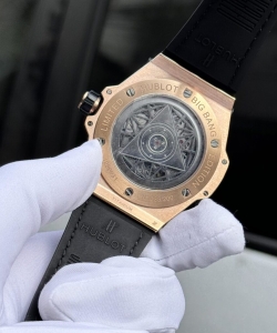 hublot big bang sang bleu king gold diamond 44mm