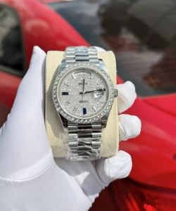 Rolex day-date moissanite diamond v2 40mm