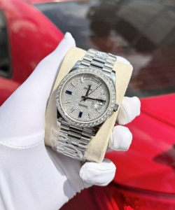 Rolex day-date moissanite diamond v2 40mm