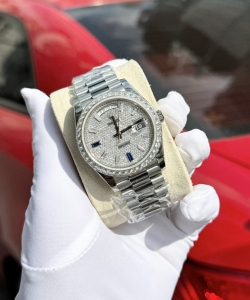 Rolex day-date moissanite diamond v2 40mm