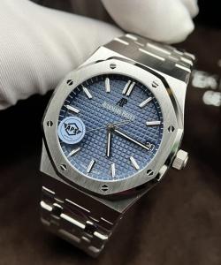 audemars piguet royal oak 15500st blue dial aps 41mm