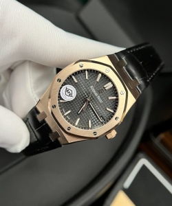 audemars piguet royal oak 15500or leather strap 41mm