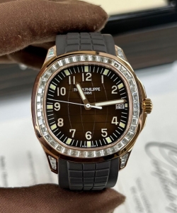 Patek Philippe aquanaut 5167r gold wrapped moissanite 40mm