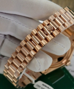 Rolex day-date dial mother of pearl custom gold wrapped 36mm