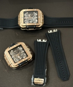 hublot big bang square rose gold rubber strap bbf 42mm