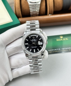 Rolex day-date 228236 wathc weight 167gr black dial 40mm