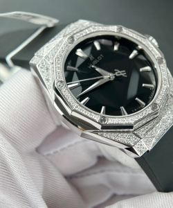 hublot orlinski with full natural diamonds hong kong 40mm