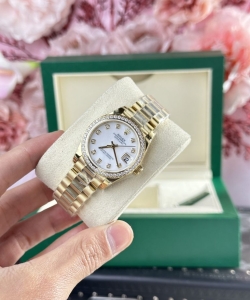 Rolex datejust 278288 president strap diamond bezel 31mm