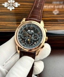 Patek Philippe perpetal calendar 5270 leather strap 41mm