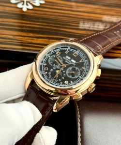 Patek Philippe perpetal calendar 5270 leather strap 41mm