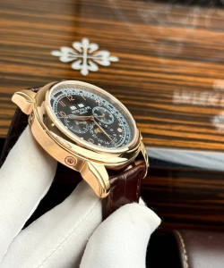 Patek Philippe perpetal calendar 5270 leather strap 41mm