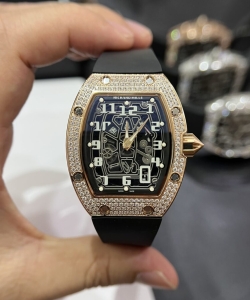 Richard Mille rm67-01 rose gold rubber strap 40mm