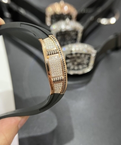 Richard Mille rm67-01 rose gold rubber strap 40mm