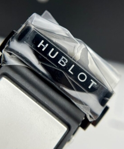 hublot big bang sang bleu ii white ceramic rubber strap 45mm