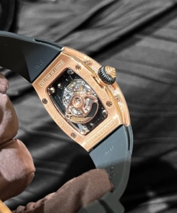 Richard Mille rm007 rose gold wrapped with full natural diamond 36mm