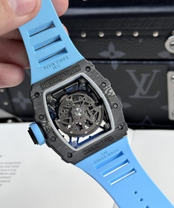 Richard Mille rm35-02 custom full carbon case blue bbr 44mm