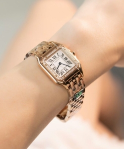 cartier panthere women’s rose gold quartz 27mm