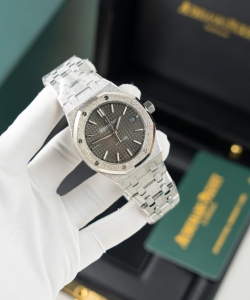 audemars piguet 15454 fosted gold grey dial 37mm