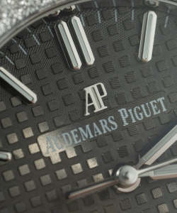 audemars piguet 15454 fosted gold grey dial 37mm