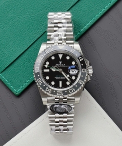 Rolex gmt-master ii 126710grnr black dial 41mm