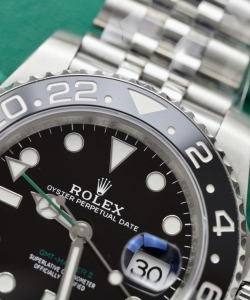 Rolex gmt-master ii 126710grnr black dial 41mm