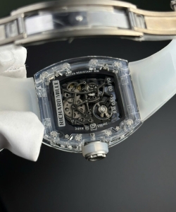 Richard Mille rm055 sapphire crystal rubber strap 45mm