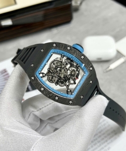 Richard Mille rm055 full carbon case rubber strap 45mm