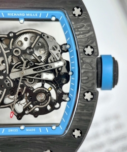 Richard Mille rm055 full carbon case rubber strap 45mm