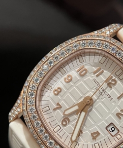 Patek Philippe 5067 gold wrapped + moissanite diamonds custom 35.5mm