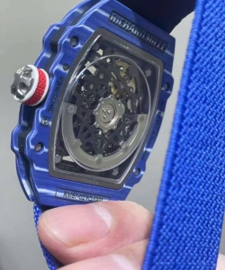 Richard Mille rm67-02 blue carbon weight 37 grams 38.7 47.52mm