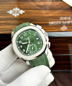 Patek Philippe aquanaut 5968g green dial rubber strap 42.2mm