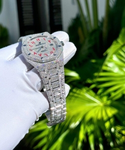 audemars piguet custom diamonds moissanite hong kong 41mm