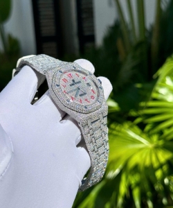 audemars piguet custom diamonds moissanite hong kong 41mm